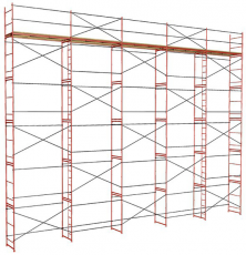 Строительные леса рамного типа
